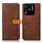 Leather Case Stands Flip Cover Holder N07P for Xiaomi Redmi 10 India