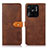 Leather Case Stands Flip Cover Holder N07P for Xiaomi Redmi 10C 4G