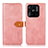 Leather Case Stands Flip Cover Holder N07P for Xiaomi Redmi 10C 4G Pink