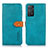 Leather Case Stands Flip Cover Holder N07P for Xiaomi Redmi Note 11 Pro 4G Cyan