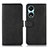 Leather Case Stands Flip Cover Holder N08P for Huawei Honor X5 Plus Black