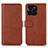 Leather Case Stands Flip Cover Holder N08P for Huawei Honor X6a