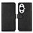 Leather Case Stands Flip Cover Holder N08P for Huawei Nova 11 Black