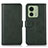 Leather Case Stands Flip Cover Holder N08P for Motorola Moto Edge (2023) 5G Green