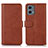 Leather Case Stands Flip Cover Holder N08P for Motorola Moto G 5G (2023)