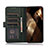 Leather Case Stands Flip Cover Holder N08P for Motorola Moto G53j 5G
