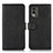 Leather Case Stands Flip Cover Holder N08P for Nokia C210 Black