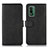 Leather Case Stands Flip Cover Holder N08P for Nokia XR21 Black