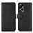 Leather Case Stands Flip Cover Holder N08P for Oppo A38 Black