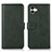 Leather Case Stands Flip Cover Holder N08P for Samsung Galaxy M04 Green