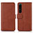 Leather Case Stands Flip Cover Holder N08P for Sony Xperia 1 IV