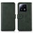 Leather Case Stands Flip Cover Holder N08P for Xiaomi Mi 13 Pro 5G Green