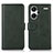 Leather Case Stands Flip Cover Holder N08P for Xiaomi Redmi Note 13 Pro+ Plus 5G Green