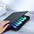 Leather Case Stands Flip Cover Holder P01 for Apple iPad Mini 6 Black