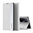 Leather Case Stands Flip Cover Holder Q01H for Xiaomi Mi 11T 5G Silver