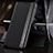 Leather Case Stands Flip Cover Holder Q01H for Xiaomi Poco F4 5G Black