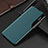 Leather Case Stands Flip Cover Holder Q02H for Xiaomi Poco X5 5G Green