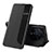 Leather Case Stands Flip Cover Holder QH1 for Huawei Honor Magic3 Pro+ Plus 5G Black