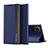 Leather Case Stands Flip Cover Holder QH2 for Xiaomi Redmi Note 12S Blue