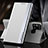 Leather Case Stands Flip Cover Holder QH3 for Samsung Galaxy M31 White