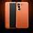 Leather Case Stands Flip Cover Holder QK1 for Huawei Nova 10 Pro Orange