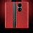 Leather Case Stands Flip Cover Holder QK2 for Huawei P50 Red