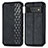 Leather Case Stands Flip Cover Holder S01D for Google Pixel 6 Pro 5G Black