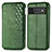 Leather Case Stands Flip Cover Holder S01D for Google Pixel 6 Pro 5G Green