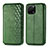 Leather Case Stands Flip Cover Holder S01D for Huawei Enjoy 50z Green