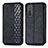 Leather Case Stands Flip Cover Holder S01D for Huawei Honor 10X Lite Black