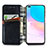 Leather Case Stands Flip Cover Holder S01D for Huawei Honor 50 Lite