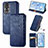 Leather Case Stands Flip Cover Holder S01D for Huawei Honor 80 5G