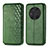 Leather Case Stands Flip Cover Holder S01D for Huawei Honor Magic3 5G Green