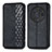 Leather Case Stands Flip Cover Holder S01D for Huawei Honor Magic3 Pro 5G Black