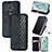 Leather Case Stands Flip Cover Holder S01D for Huawei Honor Magic5 Pro 5G