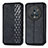 Leather Case Stands Flip Cover Holder S01D for Huawei Honor Magic5 Pro 5G Black