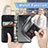 Leather Case Stands Flip Cover Holder S01D for Huawei Honor V40 5G