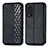 Leather Case Stands Flip Cover Holder S01D for Huawei Honor V40 5G Black