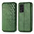 Leather Case Stands Flip Cover Holder S01D for Huawei Honor V40 5G Green