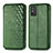 Leather Case Stands Flip Cover Holder S01D for Huawei Honor X10 Max 5G Green