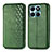 Leather Case Stands Flip Cover Holder S01D for Huawei Honor X6a Green