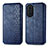 Leather Case Stands Flip Cover Holder S01D for Huawei Nova 10 Pro Blue