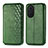 Leather Case Stands Flip Cover Holder S01D for Huawei Nova 10 Pro Green