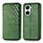 Leather Case Stands Flip Cover Holder S01D for Huawei Nova 10 SE Green