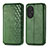 Leather Case Stands Flip Cover Holder S01D for Huawei Nova 9 SE Green