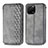 Leather Case Stands Flip Cover Holder S01D for Huawei Nova Y61 Gray