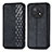 Leather Case Stands Flip Cover Holder S01D for Huawei Nova Y91 Black