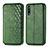 Leather Case Stands Flip Cover Holder S01D for Huawei P Smart Z (2019) Green