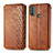 Leather Case Stands Flip Cover Holder S01D for Motorola Moto E20