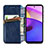 Leather Case Stands Flip Cover Holder S01D for Motorola Moto E20